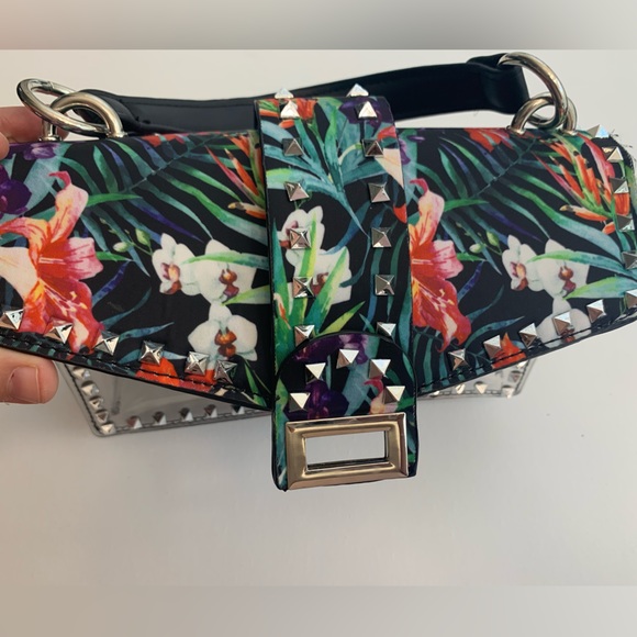 Tropical/ Clear Rockstud Top-Handle - Picture 7 of 16